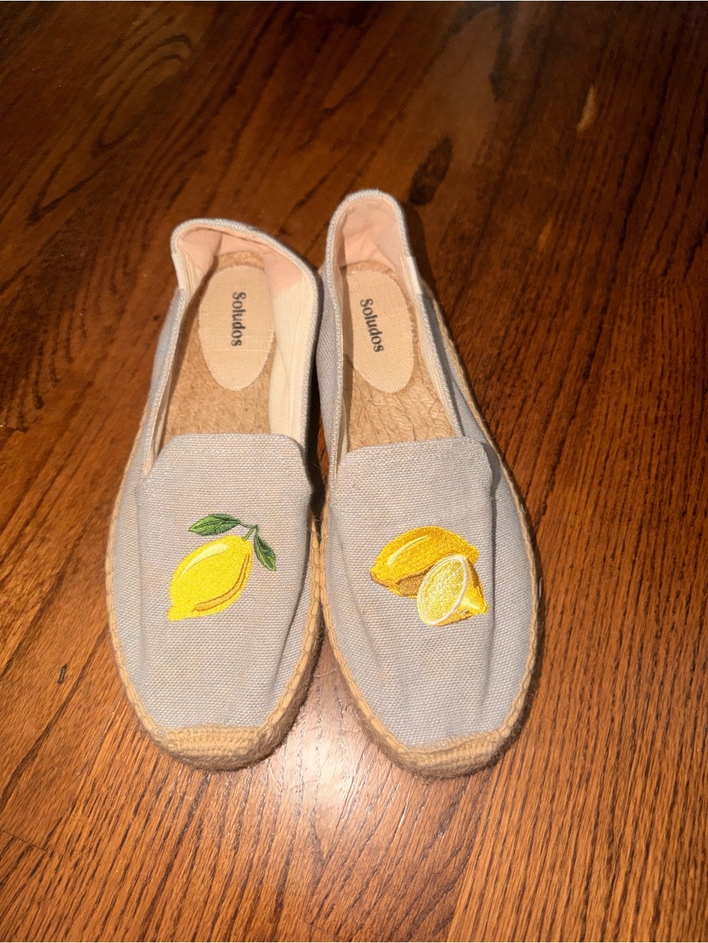 Soludos Women's Lemon Embroidered Espadrilles